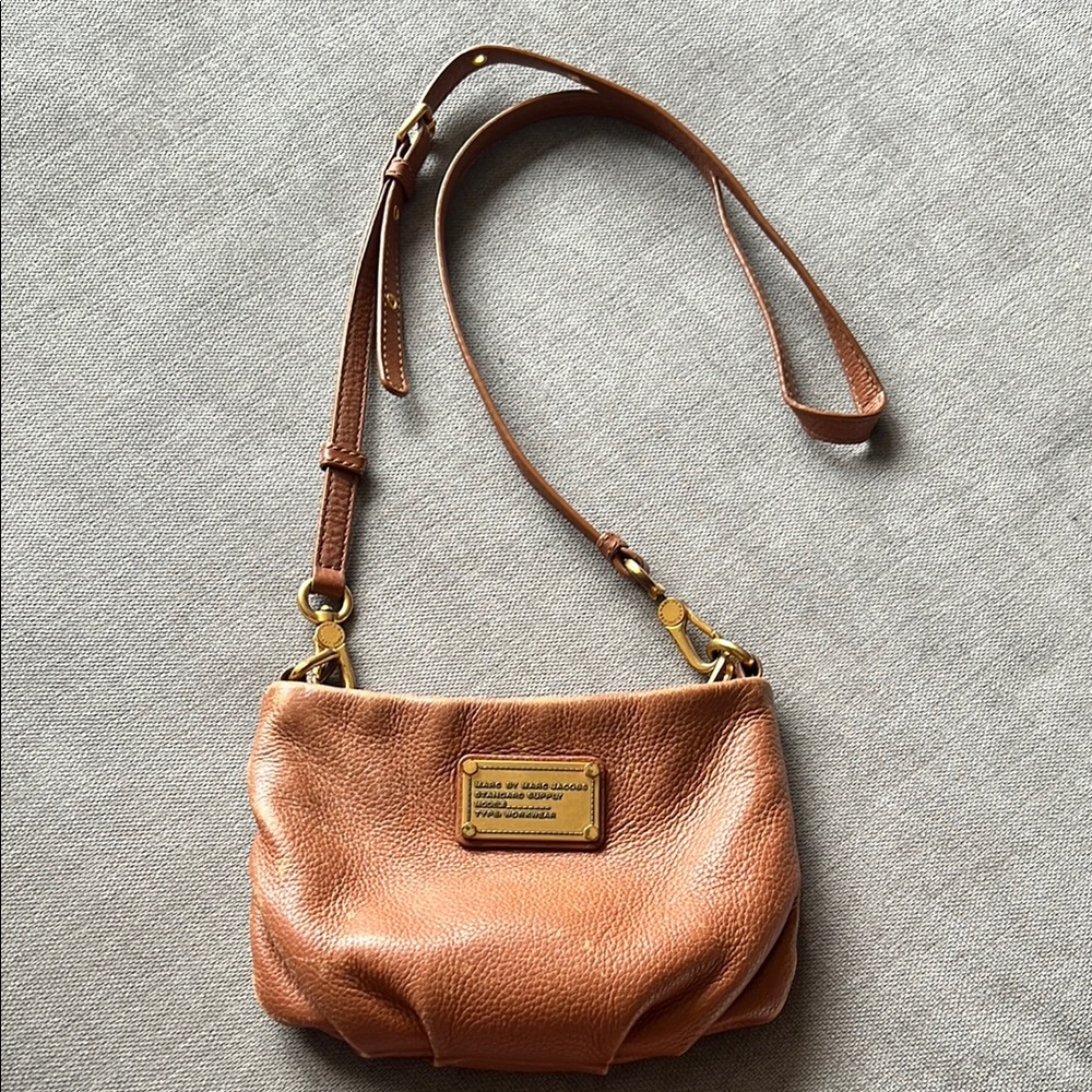 Brown Leather crossbody Bag